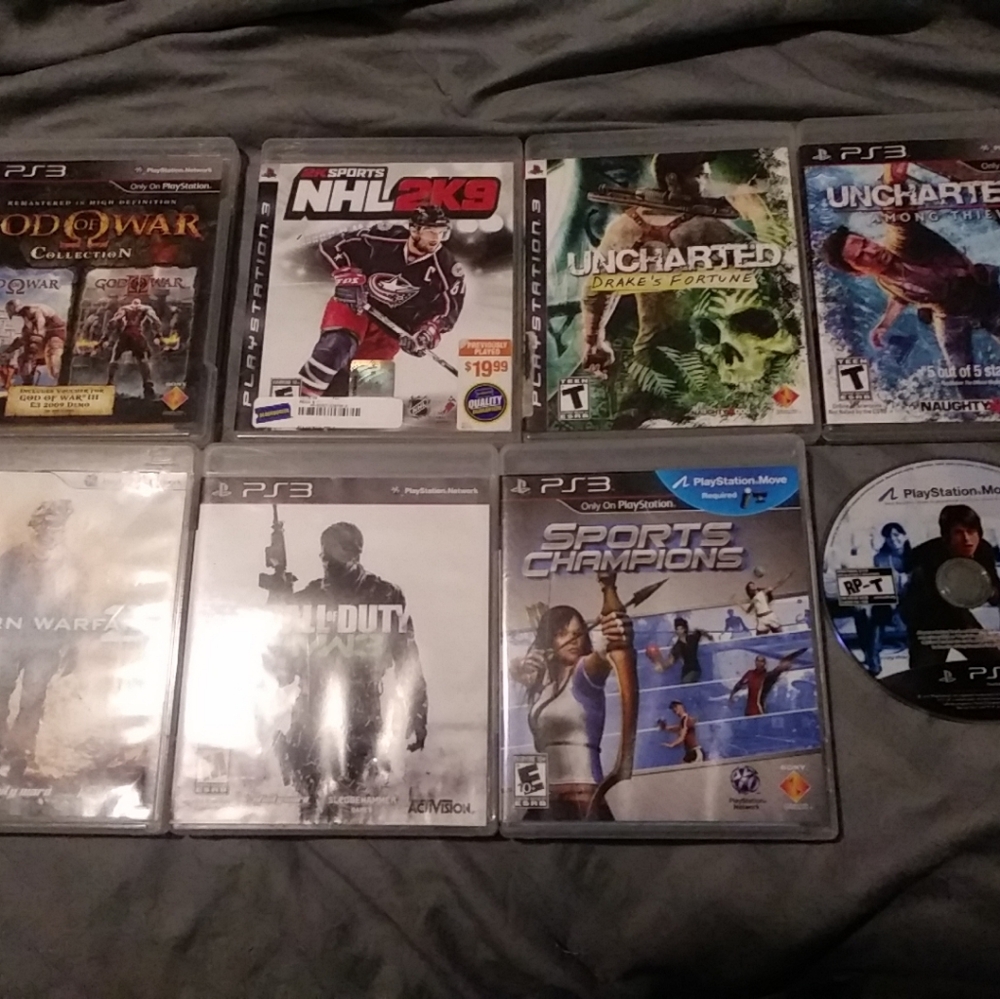 Lot 8 God of War Collection PlayStation 3 PS3 Complete Games Sports Champions Un